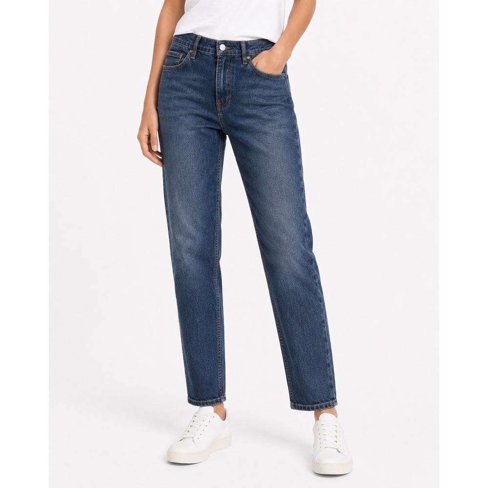Pilcro and the Letterpress Anthropologie Slim Boyfriend Women's 28 Medium Wash